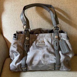 Coach silver bag